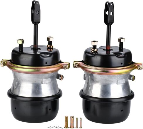 2 Pack Type 30/30 Long Stroke Air Brake Chamber | 3" Welded Clevis 3030 Replaces Haldex GC3030LCW LC3030LCW Bendix NT3030ELS-WC IHC 3541891C91 Freightliner HDX1373030215 in Kuwait