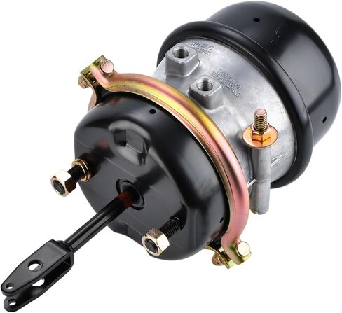 2 Pack Type 30/30 Long Stroke Air Brake Chamber | 3" Welded Clevis 3030 Replaces Haldex GC3030LCW LC3030LCW Bendix NT3030ELS-WC IHC 3541891C91 Freightliner HDX1373030215 in Kuwait