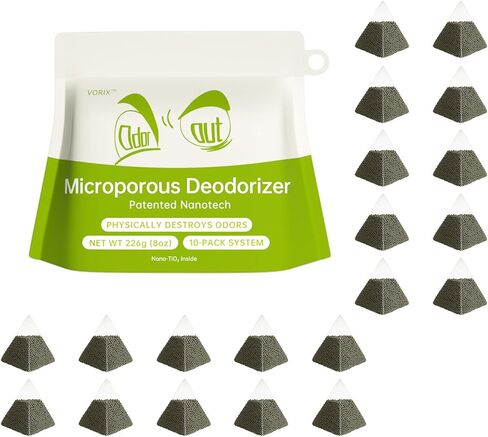 Refrigerator Odor Absorber, 10 Pack Microporous Fridge Deodorizer | Microporous Absorption in Kuwait