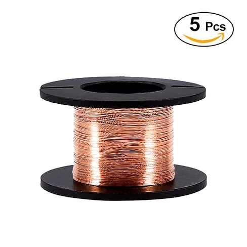 5Pcs Enameled Copper Wire, 0.1mm Enamelled Wire, 12m Insulation Copper Winding Wire for Mobile Phones, Computers, Laptops, Motherboard Connecting Soldering Maintenance in Saudi Arabia