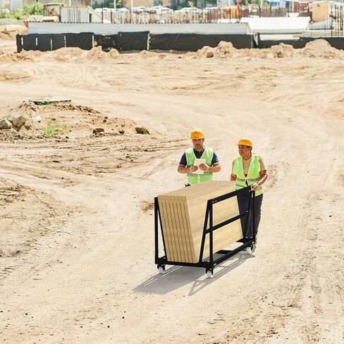 APARECIUM عربة شاحنة لوحة شديدة التحمل سعة تحميل 3000 رطل، عربة صفائح لوحة قابلة للتعديل، رف لوحة الركيزة للمواد الورقية، زجاج صفائح الخشب الرقائقي والنوافذ in Kuwait
