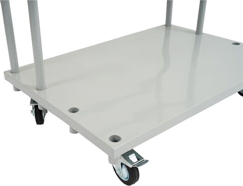 23x34inch Steel Panel Truck Cart, Flat Dolly Cart, Flatbed with 2000 lbs Capacity Platform Truck, Heavy Duty Lumber Drywall Dolly, 4 Swivel Casters, Board with 2 Detachable Side Handrails in Saudi Arabia