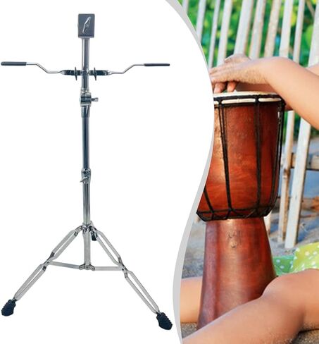 Bongo Stand Support Adjustable Height Bongo Practice Drum Holder, Instrument Holder for Djembe Congas, 20.47inch x 42.13inch in Kuwait