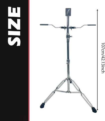 Bongo Stand Support Adjustable Height Bongo Practice Drum Holder, Instrument Holder for Djembe Congas, 20.47inch x 42.13inch in Kuwait