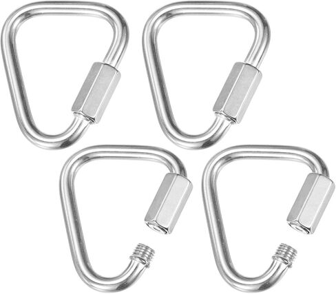 M METERXITY Quick Chain Link Connector, Stainless Steel Locking Repair Chain Links for Swing/Camping/Hiking/Backpack in Kuwait