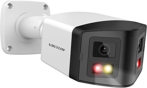 Vikylin 4K Zoom Zoom IP Camera/8mp Cloving 5X Varifocal Bullet Poe Camera 2.7 ~ 13.5 مم ، ضوء مزدوج ذكي ، صوت 2-Way ، SD256GB ، AI Human/Human in Kuwait