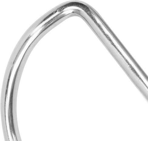 2 قطعة من حلقات D المنحنية للغوص، مشبك مسنن ملحوم من الفولاذ المقاوم للصدأ، حلقات D للغوص لحزام وزن حزام 5.08 سم 2.0 بوصة in Kuwait