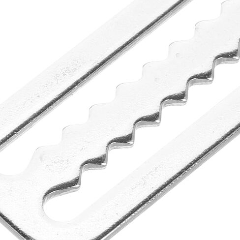 5pcs 316 Stainless Steel Serrated Snorkelling Weight Belt Keeper Webbing Buckle Diving Strap Retainer for Scuba Diving and Outdoor Water Sports in Kuwait