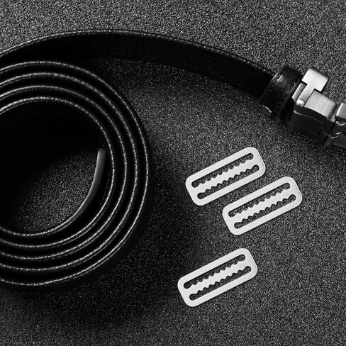 5pcs 316 Stainless Steel Serrated Snorkelling Weight Belt Keeper Webbing Buckle Diving Strap Retainer for Scuba Diving and Outdoor Water Sports in Kuwait
