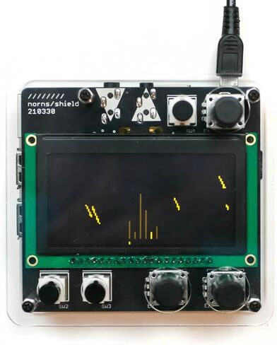 Monome Norns Shield DIY Kit - Portable Sound Computer with Acrylic Case in Kuwait
