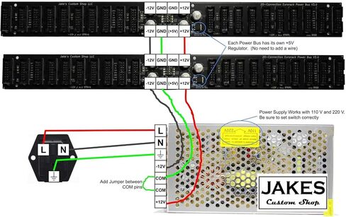 Eurorack Power Kit with 2x Power Bus and AC/DC Power Supply in Kuwait