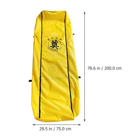 DOITOOL Portable Oxford Cloth Body Bag with Sunscreen Feature for Decomposed Body Transfer and Outdoor Use, Sturdy Yellow Cadaver Carrying Pouch Funeral Accessory Random Color in Kuwait