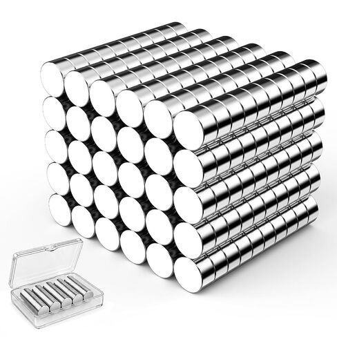 50Pcs Magnets for Crafts,5 Different Sizes Small Rare Earth Magnets,Mini Tiny Strong Round Neodymium Magnet for 3D Printing Refrigerator,Whiteboard,DIY,Office,School and Home Kitchen in Kuwait
