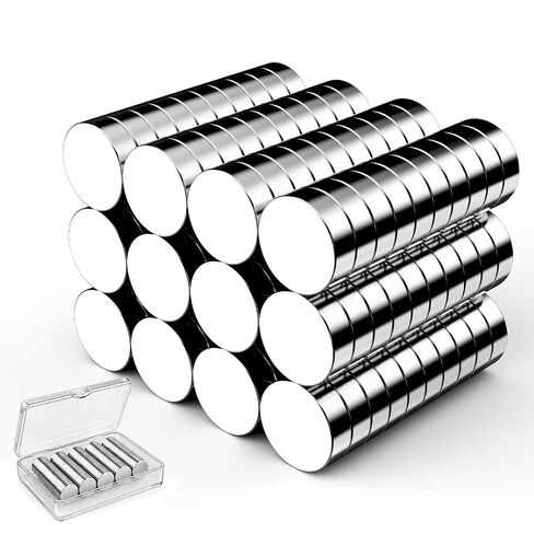 50Pcs Magnets for Crafts,5 Different Sizes Small Rare Earth Magnets,Mini Tiny Strong Round Neodymium Magnet for 3D Printing Refrigerator,Whiteboard,DIY,Office,School and Home Kitchen in Saudi Arabia