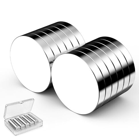 50Pcs Magnets for Crafts,5 Different Sizes Small Rare Earth Magnets,Mini Tiny Strong Round Neodymium Magnet for 3D Printing Refrigerator,Whiteboard,DIY,Office,School and Home Kitchen in Saudi Arabia