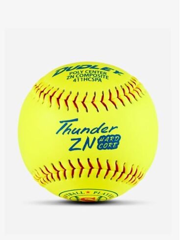 Dudley Thunder HARD CORE Slowpitch Softball 12" SPA Stamped – One Dozen: 412HCSPA in Kuwait