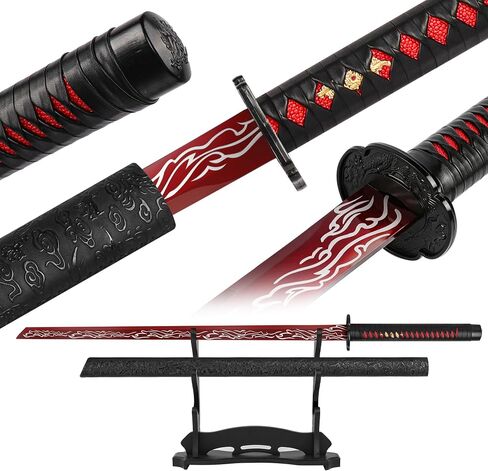 Hand-Forged Samurai Sword – Carbon Steel Katana with Full Tang Structure, Traditional Style Practice Sword for Iaido Training, Collection & Home Display in Kuwait