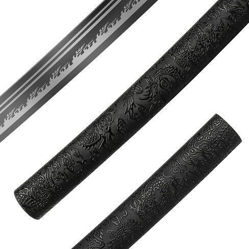 Hand-Forged Samurai Sword – Carbon Steel Katana with Full Tang Structure, Traditional Style Practice Sword for Iaido Training, Collection & Home Display in Kuwait
