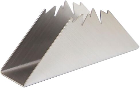 OUNONA Paper Holder Wearable Stainless Steel Triangle and Drop Resistant Vertical Metal Rack for Napkins and Paper Towels for Coffee Shop and Restaurant Tabletop Use in Kuwait