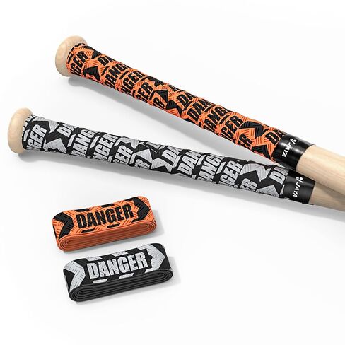 JAYA Bat Grip Tape, 2-Pack Mixed Colors, 1.1mm PU Bat Wrap with Full Adhesive Backing, Non-Slip Sweat-Wicking & Breathable Handle Grip for Baseball/Softball/Cricket Bats, 1100 x 27mm in Kuwait