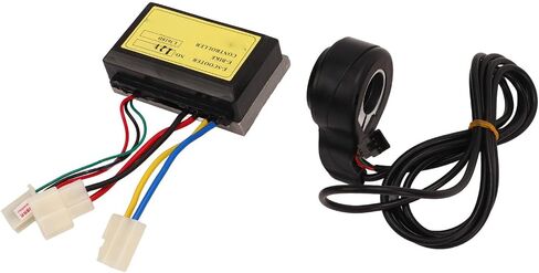 2PCS Set 12V 250W DC Motor Speed Controller and Thumb Throttle Kit for Scooter Cycle with B Motor Control Box Motorcycl Regulator Kit in Kuwait
