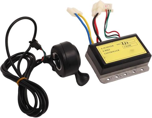2PCS Set 12V 250W DC Motor Speed Controller and Thumb Throttle Kit for Scooter Cycle with B Motor Control Box Motorcycl Regulator Kit in Kuwait