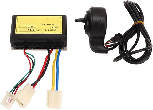 2PCS Set 12V 250W DC Motor Speed Controller and Thumb Throttle Kit for Scooter Cycle with B Motor Control Box Motorcycl Regulator Kit in Kuwait