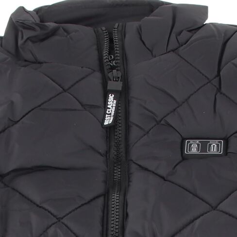 Kids Heated Vest, Carbon Fiber Infrared Heating Windproof Stand Collar with Smart Heating System, for Outdoor Activities and Home Leisure (160cm) in Kuwait