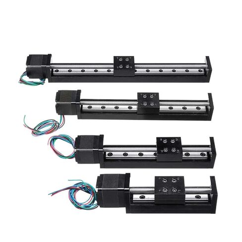 T-Type Sliding Table Rail Linear 50-300mm Stroke NEMA11 Stepper Motor Driver TB6600 Kit CNC Guide Axis(150mm with Driver,6mm Pitch) in Saudi Arabia