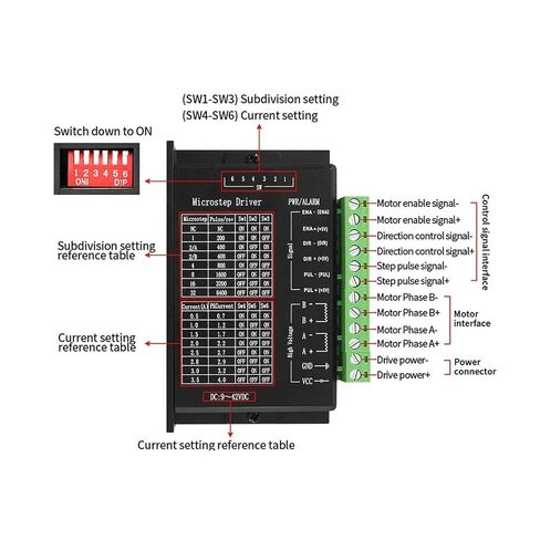 T-Type Sliding Table Rail Linear 50-300mm Stroke NEMA11 Stepper Motor Driver TB6600 Kit CNC Guide Axis(150mm with Driver,6mm Pitch) in Saudi Arabia