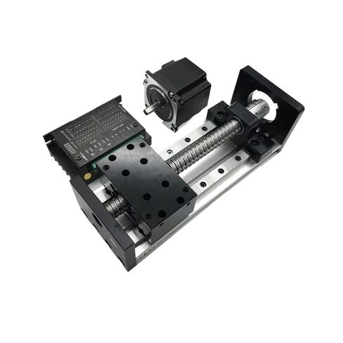 Linear Rail Motor Kit CNC Ball Screw Sliding Table 1605 Nema23 Slide Guide Stage Axis Motion Module(3.2nm All in One Kit,100mm Stroke) in Saudi Arabia