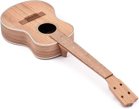 26 Inch DIY Ukulele Kit, Soprano Guitar Build Assembly Wooden Small Hawaiian Instrument Manual Handwork Custom Tools Accessories in Kuwait