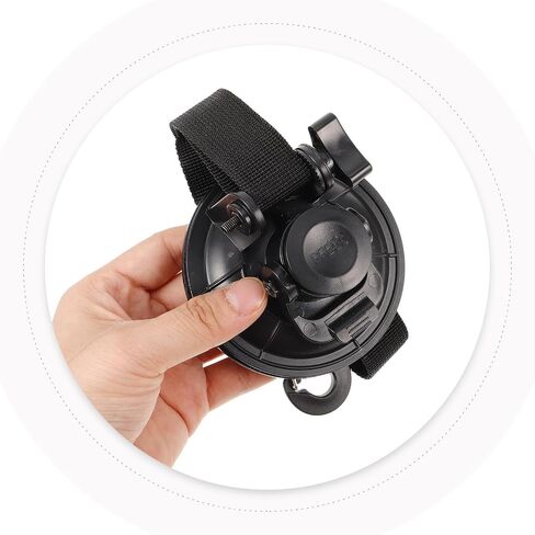 HANABASS Heavy Duty Suction Cup Hook for Tent Camping with 9cm Strong Abs and Nylon Material, Easy to Carry and Reusable Anchor for Car Camping and Hanging Stuff at Home in Kuwait