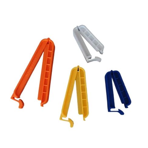 5Pcs Plastic Bag Sealing Clips, 40/60/80/100mm Universal Tubing Closure Clamps for Lab & Home Use(4cm) in Kuwait
