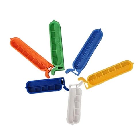 5Pcs Plastic Bag Sealing Clips, 40/60/80/100mm Universal Tubing Closure Clamps for Lab & Home Use(4cm) in Kuwait