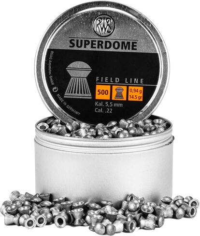 RWS Superdome Field Line .22 كريات عيار - 14.5 حبة - 500 عدد قصدير in Kuwait