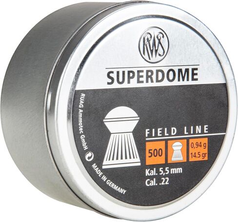 RWS Superdome Field Line .22 كريات عيار - 14.5 حبة - 500 عدد قصدير in Kuwait