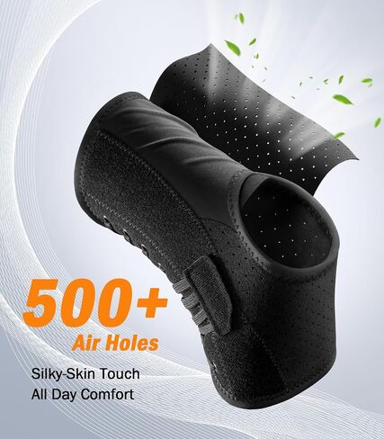 Slim-Fit Ankle Brace for Sprained Ankle, Quick Lace Up Ankle Support for Women Men with 2 Auto-Shaped Pads, Air Fabric Cool Ankle Stabilizer for Injury Recover, Running,Sports, M(12"-13") in Kuwait