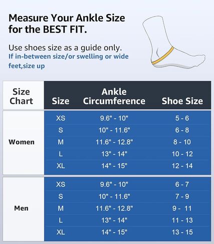 Slim-Fit Ankle Brace for Sprained Ankle, Quick Lace Up Ankle Support for Women Men with 2 Auto-Shaped Pads, Air Fabric Cool Ankle Stabilizer for Injury Recover, Running,Sports, M(12"-13") in Kuwait