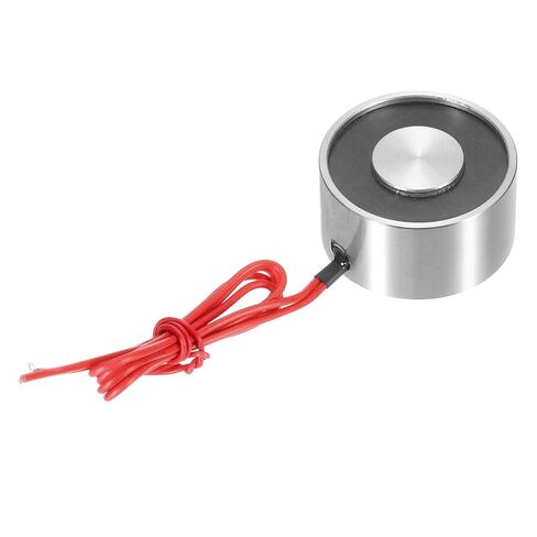 uxcell Round Solenoid Electromagnet DC 5V 180N 40LB/18Kg Electric Magnet Electric Lifting Magnet for Automation Equipment in Kuwait