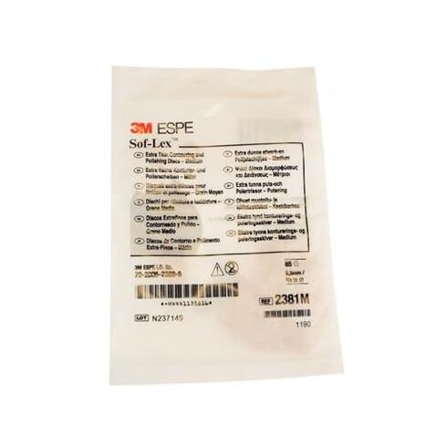 3M ESPE 2381M Sof-Lex XT Contouring & Polishing Pop-On Discs 3/8 Medium 85/Bx in Kuwait