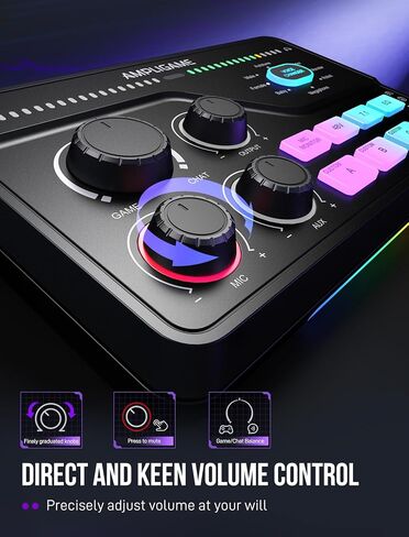 ميكروفون بودكاست FIFINE XLR/USB مع مجموعة خلاط صوت، ميكروفون كمبيوتر لتسجيل الاستوديو مع حزمة خلاط XLR، صوت محيطي 7.1، مراقبة سماعة الرأس، مغير صوت للألعاب (K688+SC8) in Kuwait