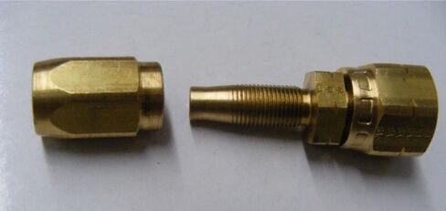 باركر 208MS-6-5B أنثى SAE دوارة 3/8 SAE X 5/16 خرطوم قابل لإعادة الاستخدام in Kuwait