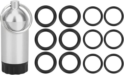HERCHR Mini Dive Tank Key Rings, Scuba Diving Tank O Rings Dive Kit Mini Cylinder Storage Bottle OR MT02 in Kuwait