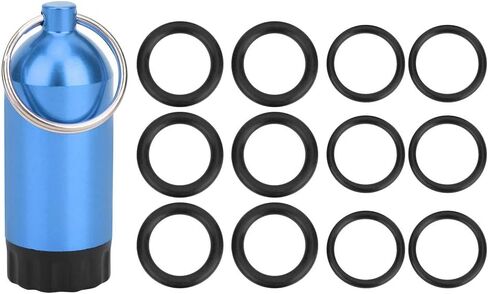 HERCHR Mini Dive Tank Key Rings, Scuba Diving Tank O Rings Dive Kit Mini Cylinder Storage Bottle OR MT02 in Kuwait