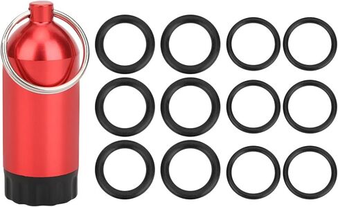 HERCHR Mini Dive Tank Key Rings, Scuba Diving Tank O Rings Dive Kit Mini Cylinder Storage Bottle OR MT02 in Kuwait