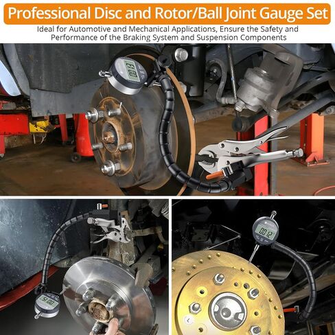Neoteck 1" Disc Brake Rotor Gauge + 132lbs/60kg Magnetic Base in Kuwait