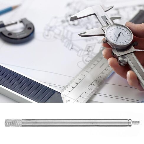 6 Pcs Dial Indicator Extension Rods – M2.5 Thread 5mm Diameter for Precision Measuring, 30-150mm Stainless Steel Replacement Stems in Kuwait