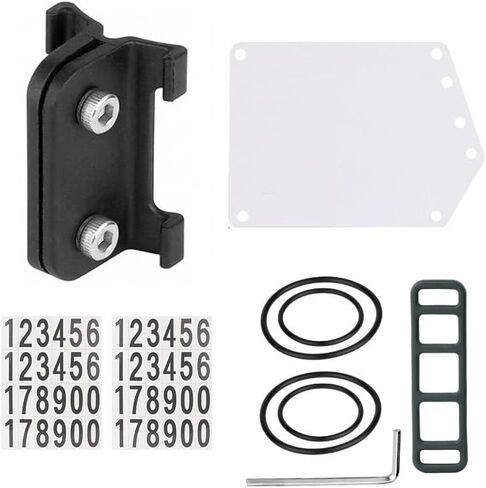 Bike Race Number Plate Holder Cycling Number Mount Quick Release Racing Number Holder Mount with Rubber Bands for Seatpost (Round) in Kuwait