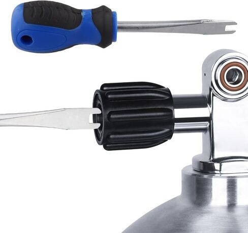 Scuba Diving Cylinder Tank Valve Wrench, Steel ABS Double-Head Handwheel Nut Remover Tool For Valve Stem Installation And Removal, Portable Dive Gear Accessory in Kuwait